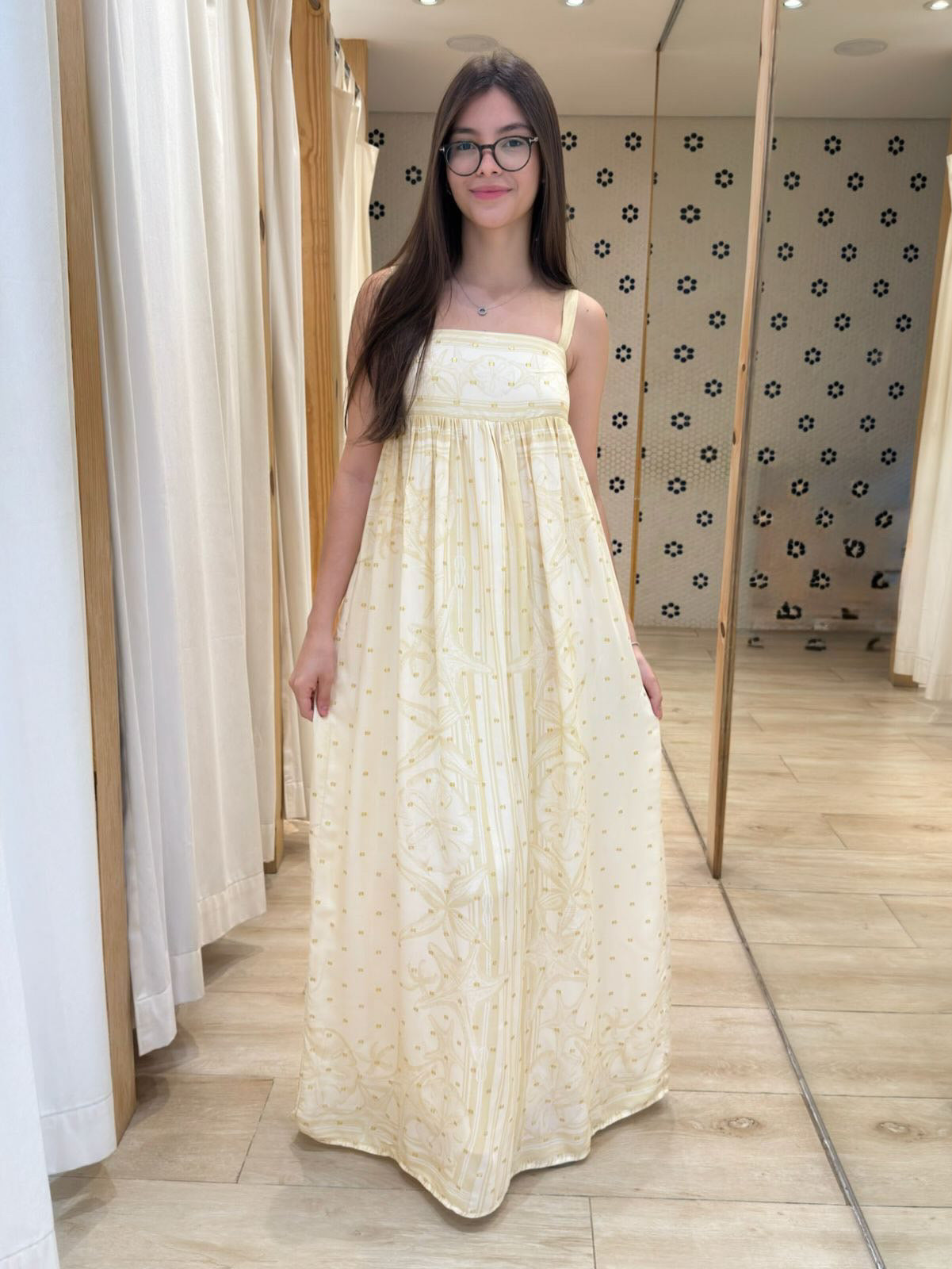 Vestido Longo Estampado Aventureiro