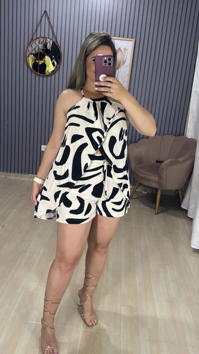 Conjunto shorts flavia
