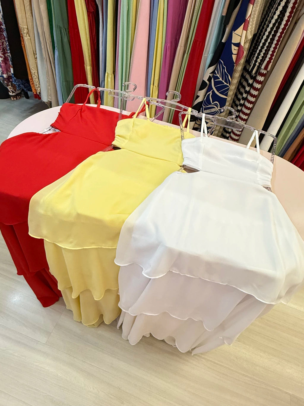 Vestido Longo Com Saia