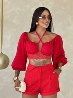 Conjunto Cropped Luiza