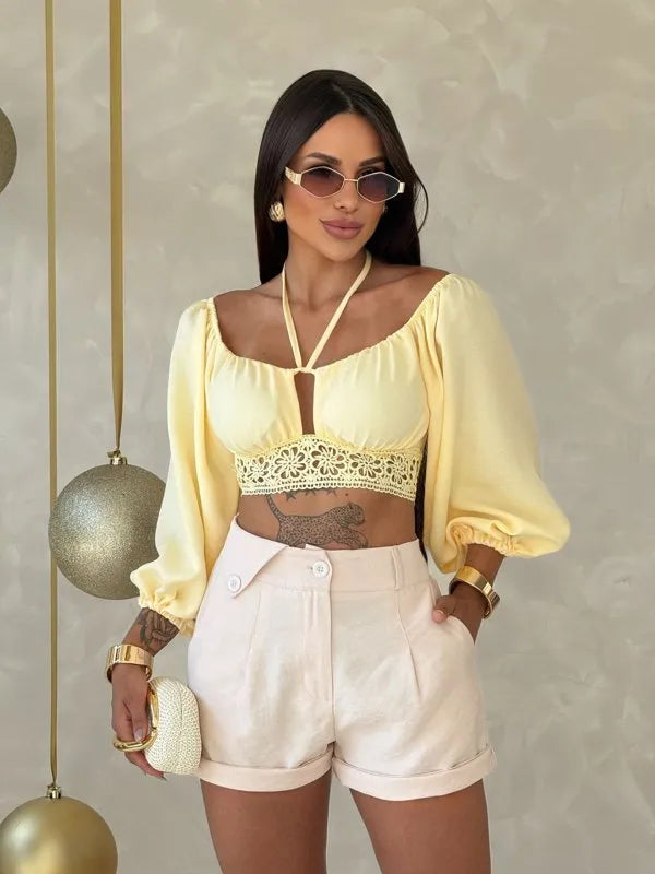 Conjunto Cropped Luiza